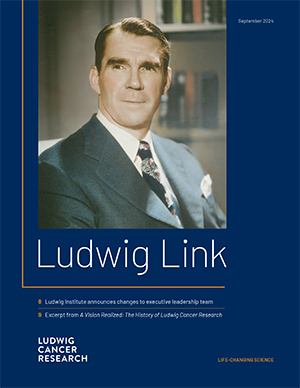 Ludwig Link, cover of September 2024 issue, featuring photo of Daniel K. Ludwig