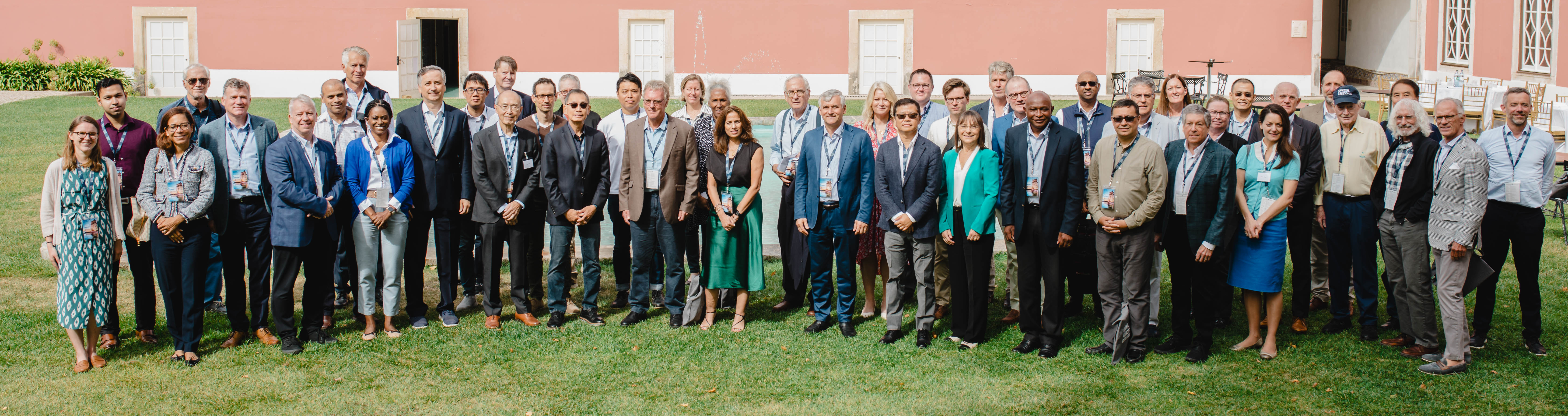 Group portrait of Ludwig scientists at fall meeting in Portugal